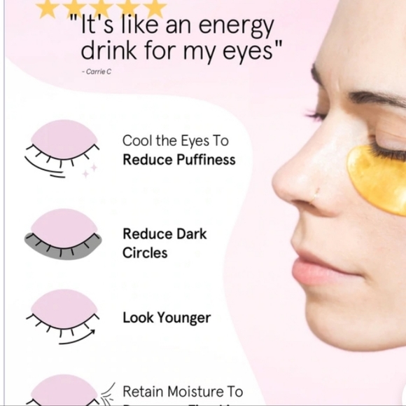 Grace & Stella Everything Is Better in Pink Eye Masks--12 Pairs - Picture 5 of 6